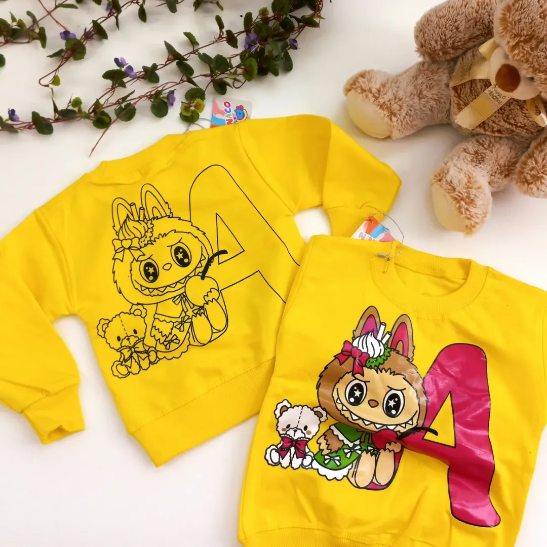 بلوزشلوار دورس دونخ لاکرا پشت و رو چاپ دار